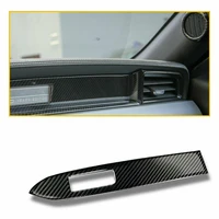 car auto styling carbon fiber interior dashboard panel cover trim gt for ford mustang 2015 2016 2017 2018 2019 2020 accessories