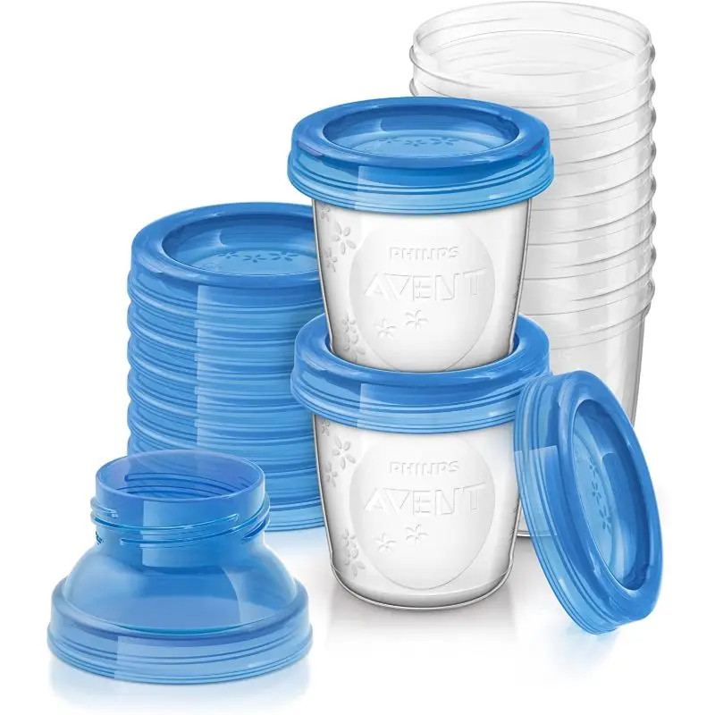 Контейнеры для хранения грудного молока Philips Avent SCF618/10, контейнер для хранения грудного молока для мам и младенцев, набор для хранения молока...