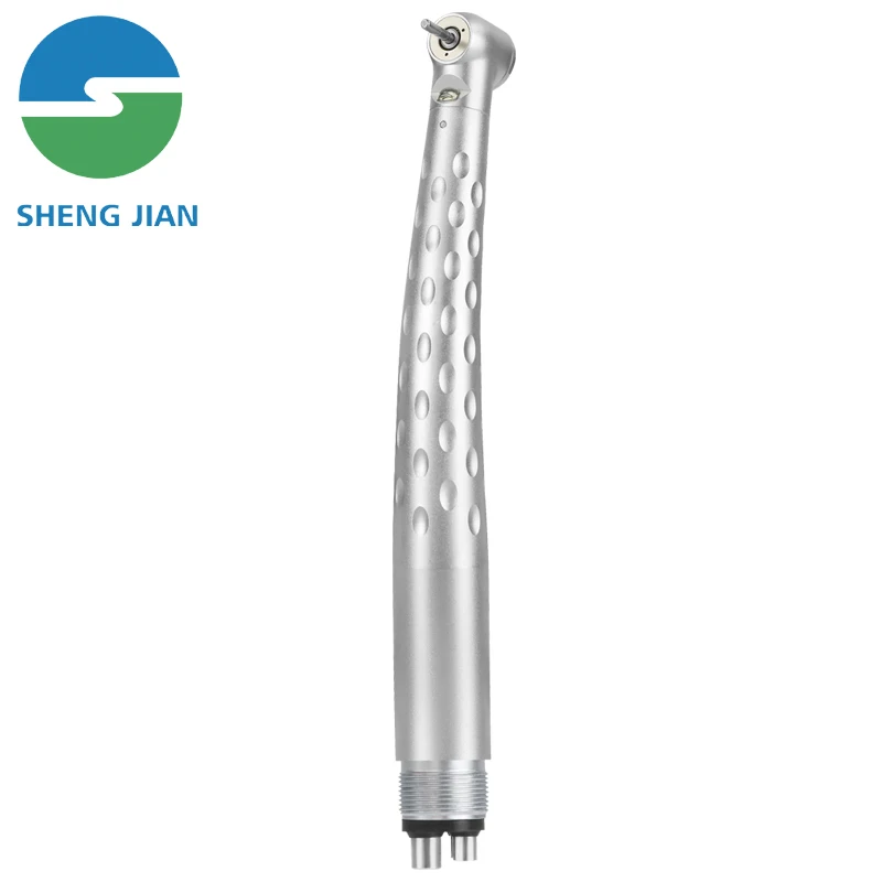 

SJ Dent Triple Spray E-generator LED Dental High Speed Handpiece Ceramic Bearing Push Button 3 Water 2 Hole 4 Holes Air Turbine