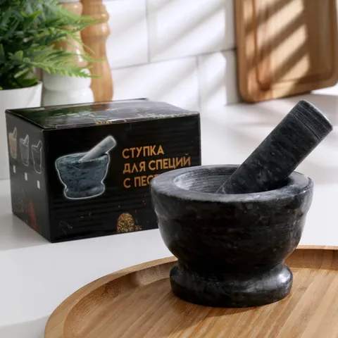 Ступка с пестиком - купить недорого | AliExpress