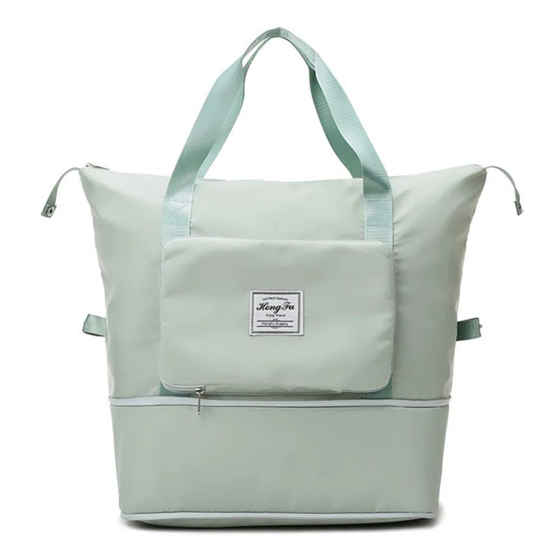 

Вместительный складной дорожный рюкзак, спортивная сумка, сумка для хранения, сумка через плечо для женщин, водонепроницаемый багажный тоу...