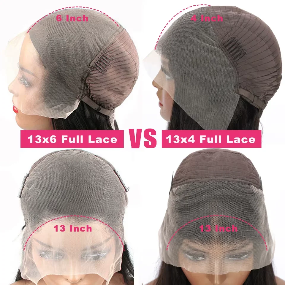 300% Burmese Curly Wigs 13x6 HD Lace Front Human Hair Wigs No Glue Wear Go Preplucked Deep Wave Lace Frontal Wig 100% Human Hair (art.: 3920d2c95d4e4) - 3920d2c95d4e4