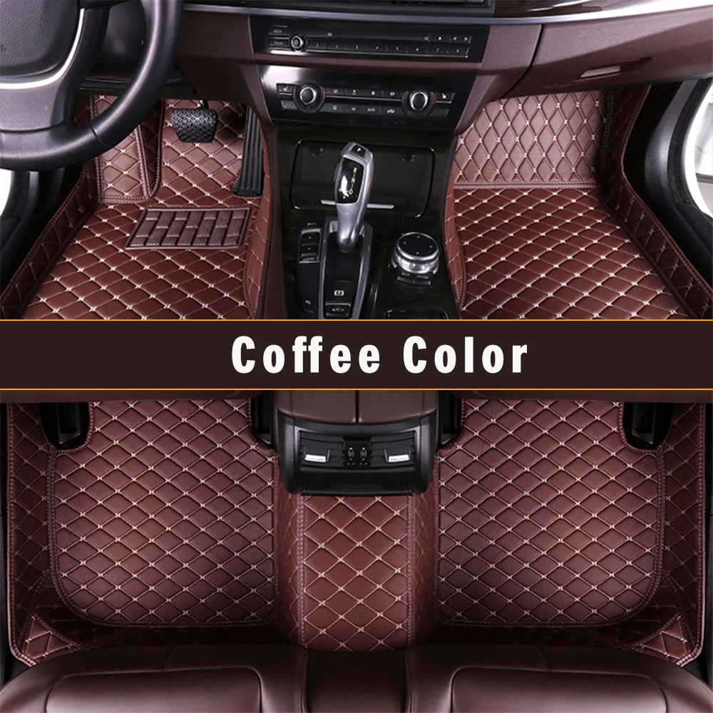 

Car Floor Mats For Aston Martin DB11 2016-2019 Floor Leather Waterproof Accessories Cover Auto Carpets Floor Liners