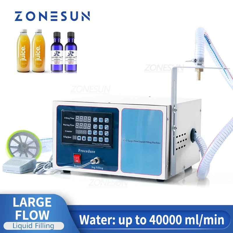 ZONESUN GZ-GFK17C Automatico Macchina di Rifornimento Detersivo Per Bucato acqua Succo di Macchina di Rifornimento Bottiglia di Olio Liquido
