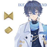 vtuber hololive luxiem ike eveland brooch pin ike eveland suit shirt lapel hat metal badge brooch pin cosplay prop jewelry gift