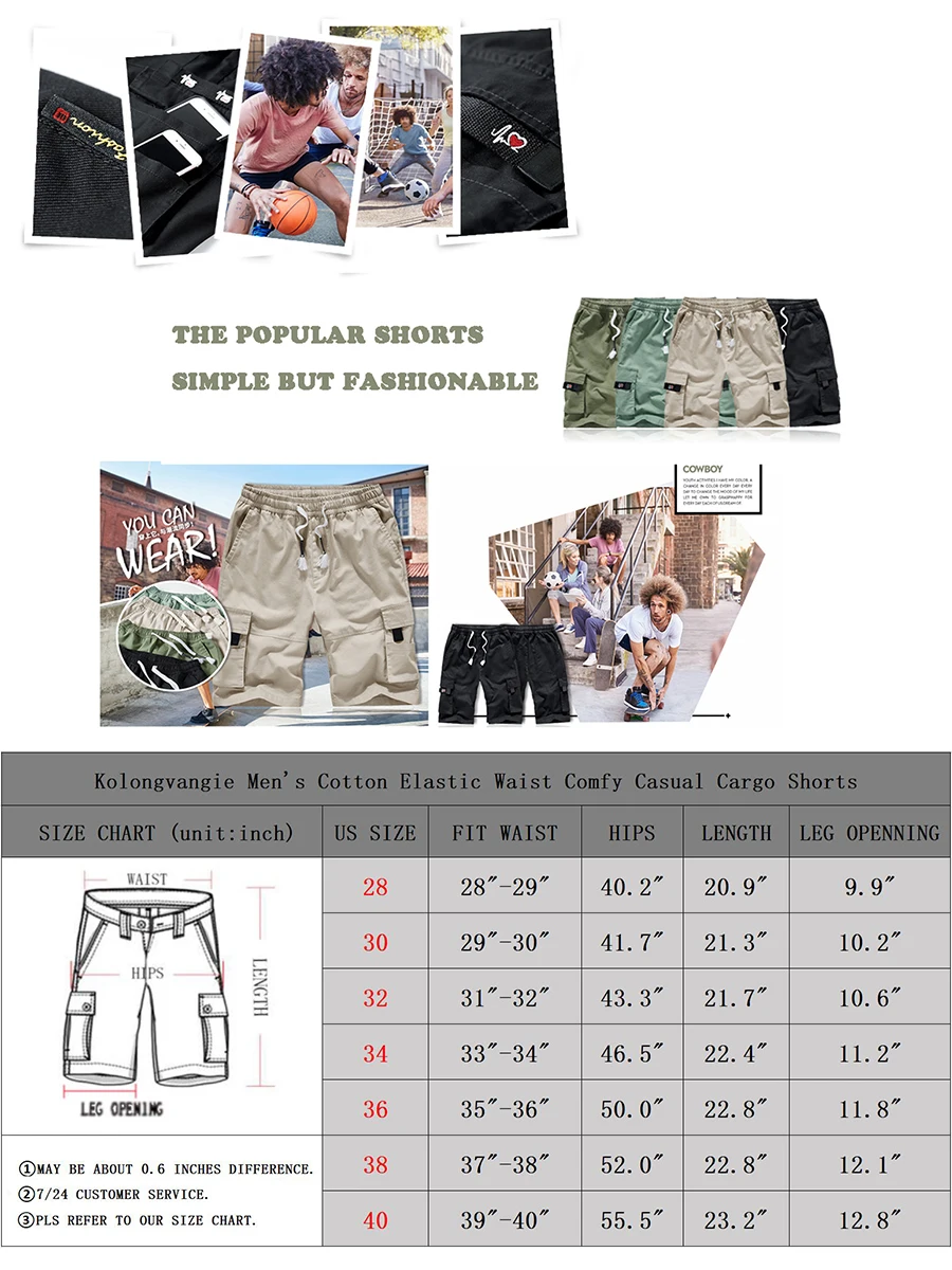 Рисунок 6 - Шорты-карго Kolongvangie с эластичным поясом