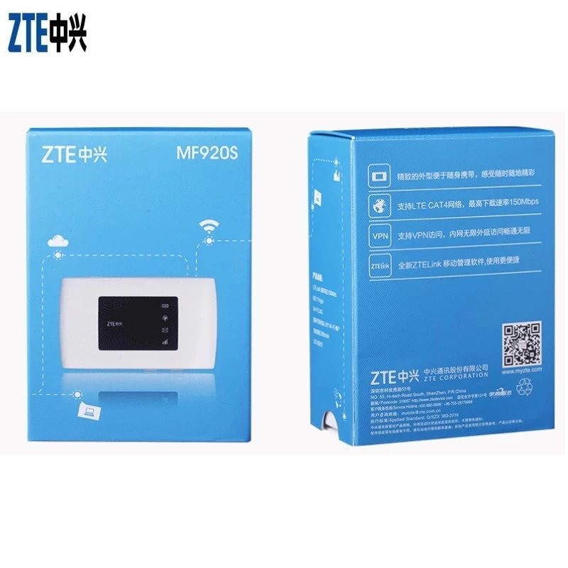 Разблокированный мобильный телефон ZTE MF920 4G & 3G MF920A MF910 MF920V LTE точка доступа Wi-Fi