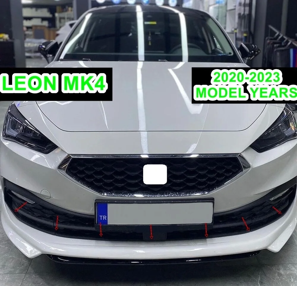 

Пластиковая наклейка на передний бампер для Seat Leon MK4 2020 2021 2022