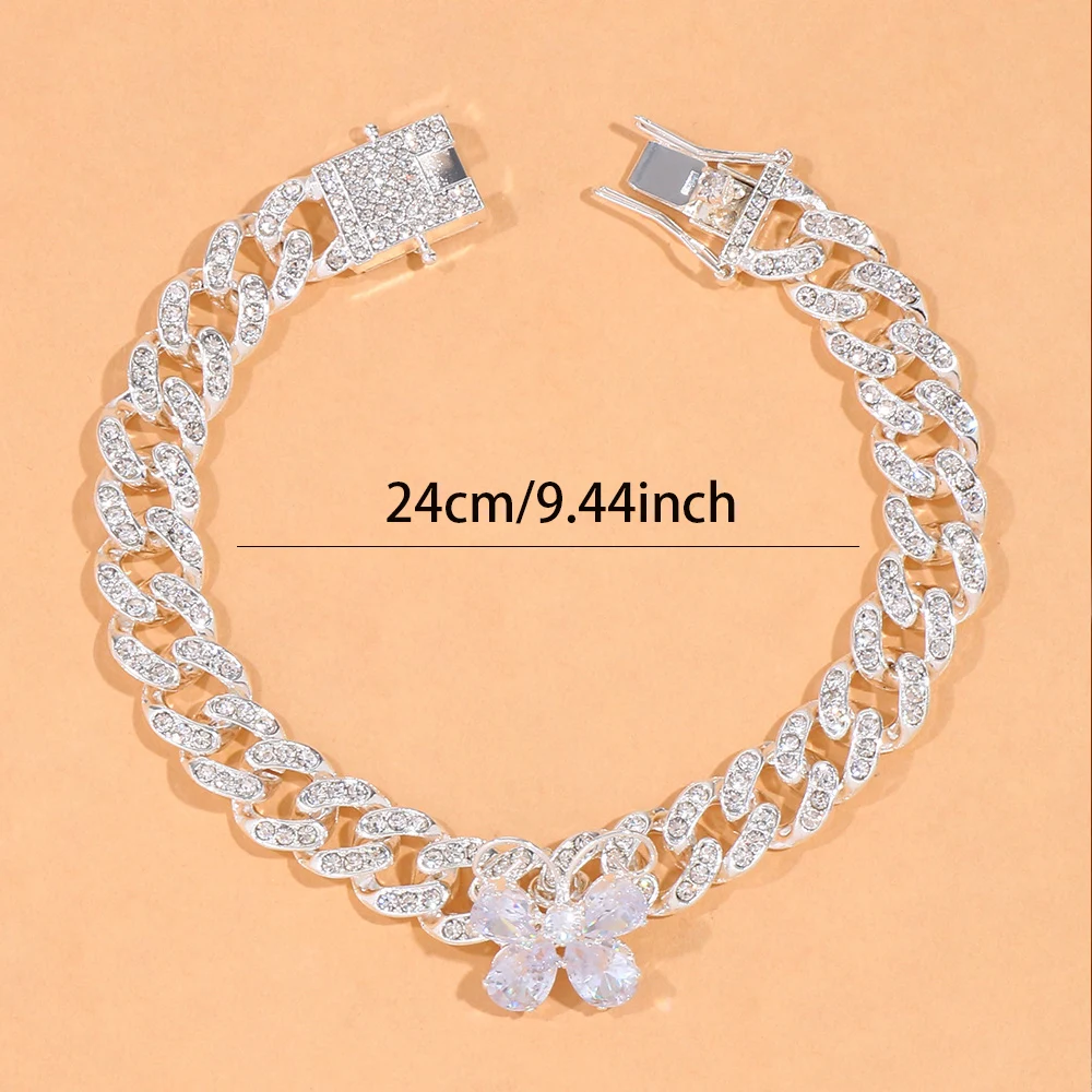 Браслет на ногу с бабочкой украшение в эстетическом стиле |