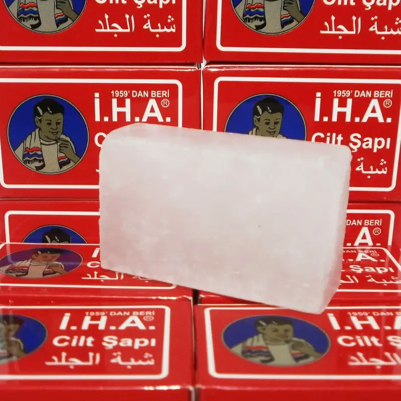 Квасцовый блок IHA после бритья