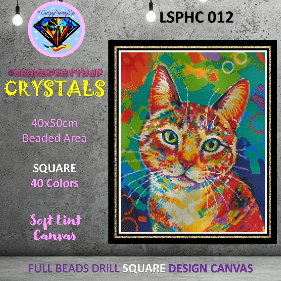 Картина из страз crazyprettydp все кристаллы LSPHC 012 милая кошка Селфи украшение сделай