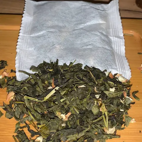 Чай Китайский Зеленый Мо Ли Хуа Лю Чха, ароматизированный, натуральный, пакетированный, 20 пакетиков по 5 грамм