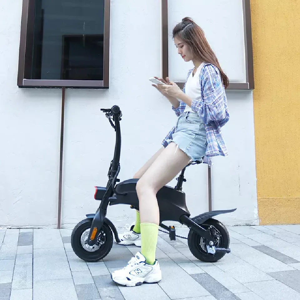 DYU S2 Mini Folding Smart Electric Bike IP54 Portable EBike eBikes