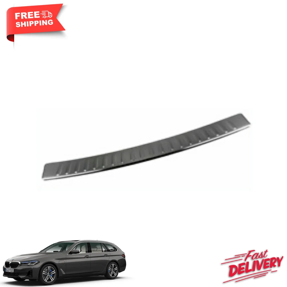 

Bmw 5 Series F11 2009-2017 Chrome Rear Bumper Protector Scratch Guard Stainless Steel