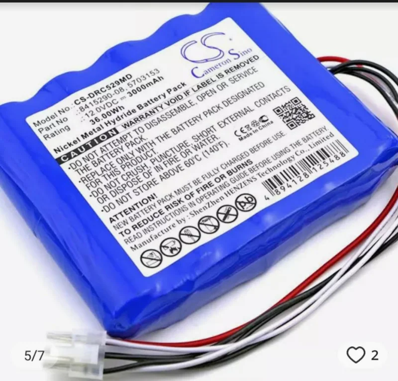 

Dräger Carina ventilator battery new,compatible