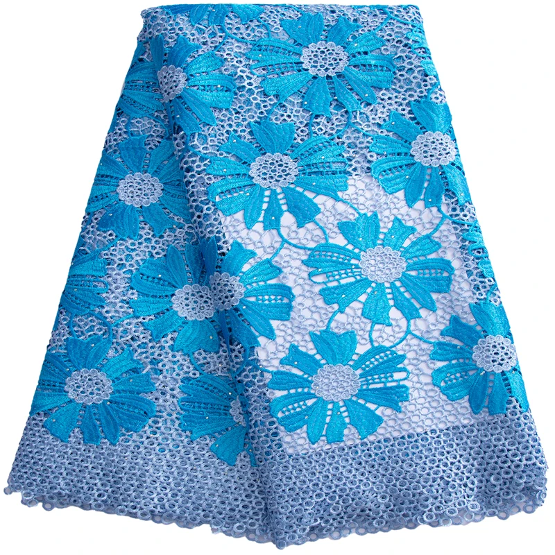 

Африканский шнур Kalume, гипюровая кружевная ткань 2022, высококачественное кружево 5 ярдов, нигерийская кружевная ткань для женвечерние вечерн...