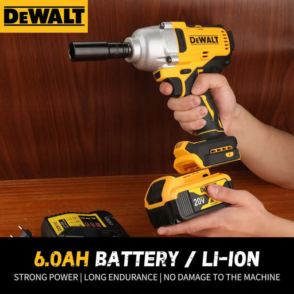 DEWALT DCF900 безщекотливый гаечный ключ с высоким крутящим моментом ударный 20V