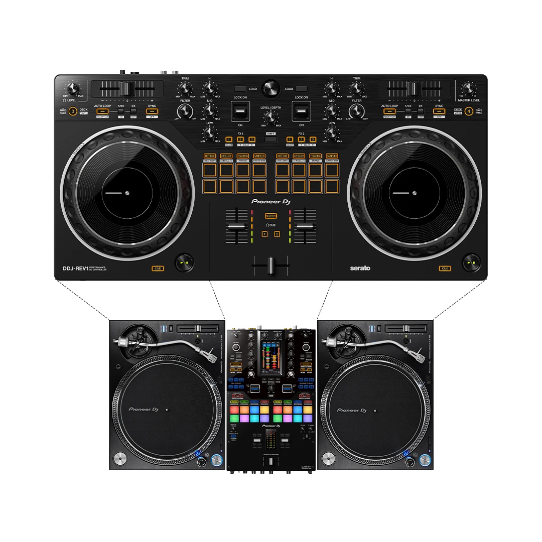 

Высокое качество на Pioneer DJ DDJ-REV1 2-контроллер Serato DJ