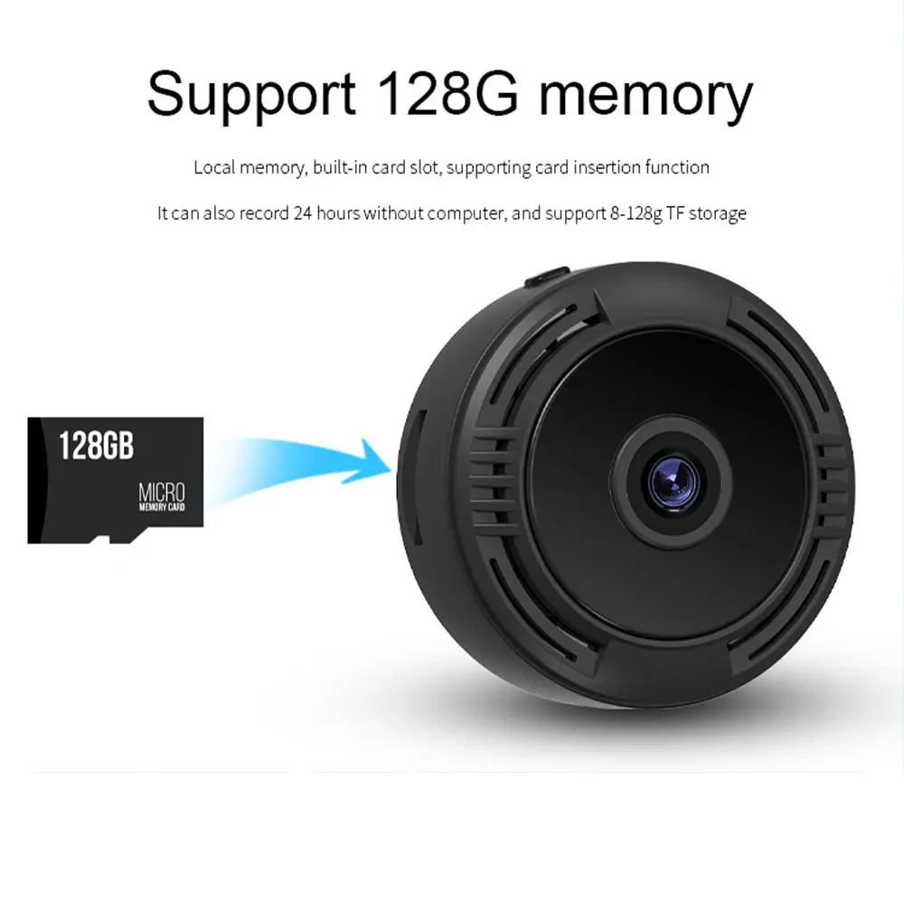Wifi Mini Camera HD 1080P Wireless Night Vision Detection Motion Micro Cameras Video Recorder Remote Home Security Camcorder F8 |