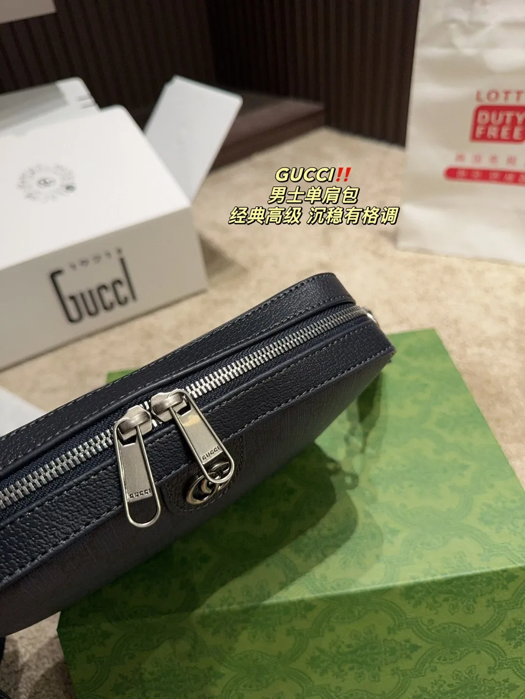 Сумка в стиле Gucci из воловьей кожи 23см*16см