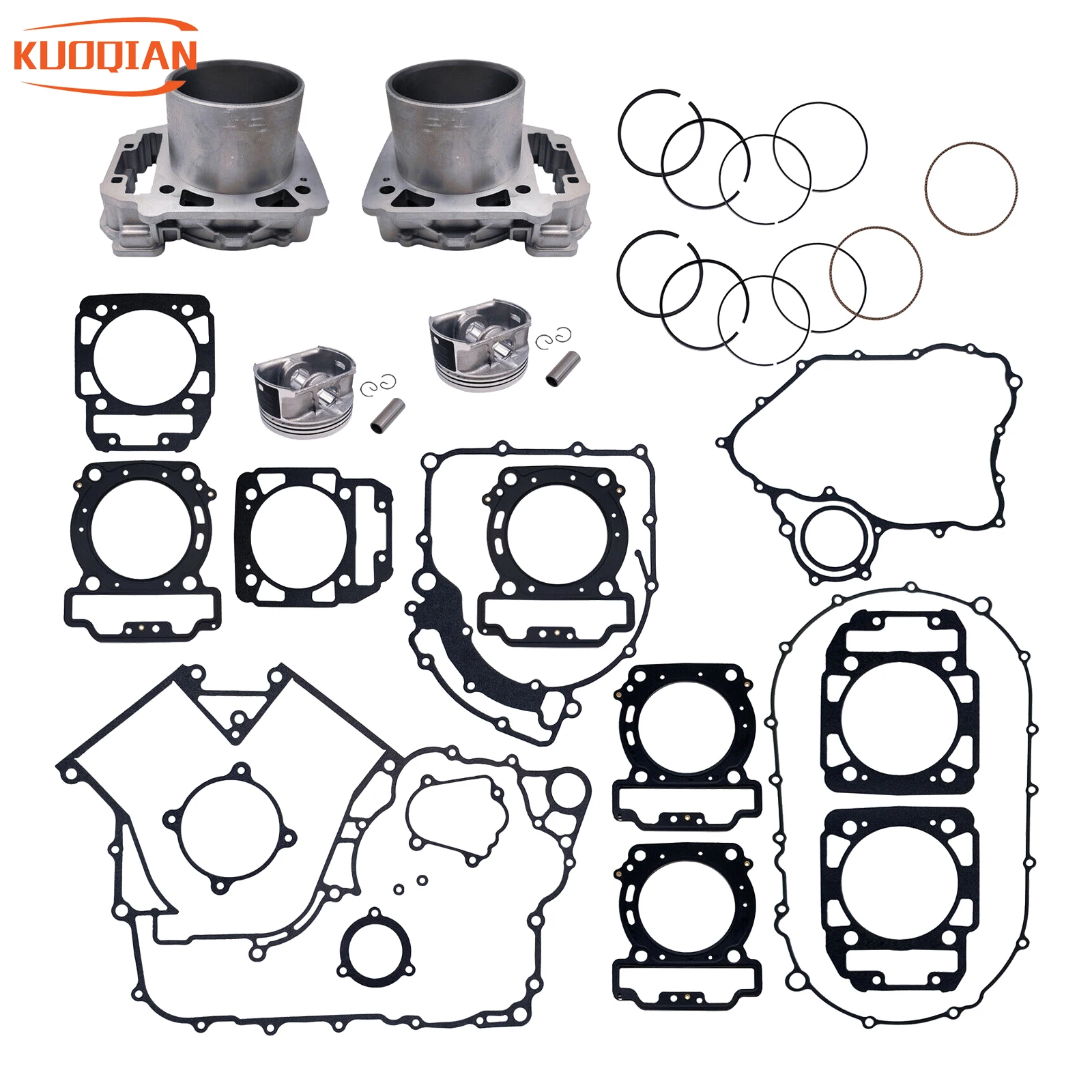 

2 комплекта прокладок поршня цилиндра I&II для двигателя CF 800HO 550 Z8 UForce U8 ZForce Fedex ups CF800cc 0800- 023100 -0001 0800- 023002