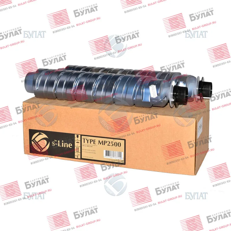 Тонер-картридж БУЛАТ s-Line MP2500 (841040) для Ricoh Aficio MP 2500 (Чёрный 10500 стр.) - Цена: 510