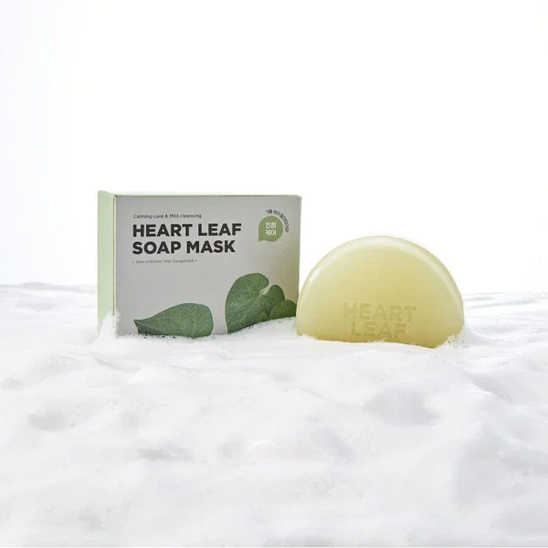 Успокаивающая мягкая очищающая мыльная маска для лица SKIN1004