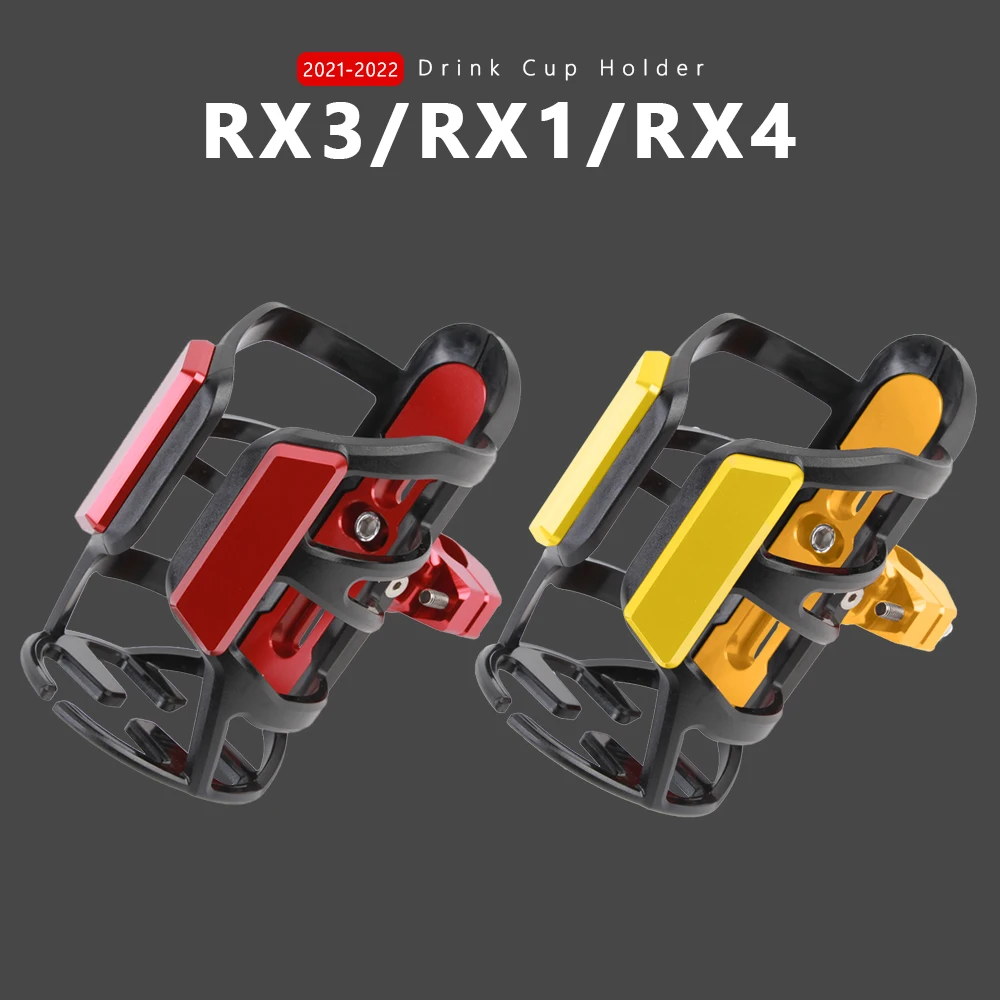 Drink Cup Holder Aluminum Water Bottle Mount for Zongshen Cyclone RX3S RX3 RX4 RX1S Max RX500 RX6 2022 Motorcycle Accessories