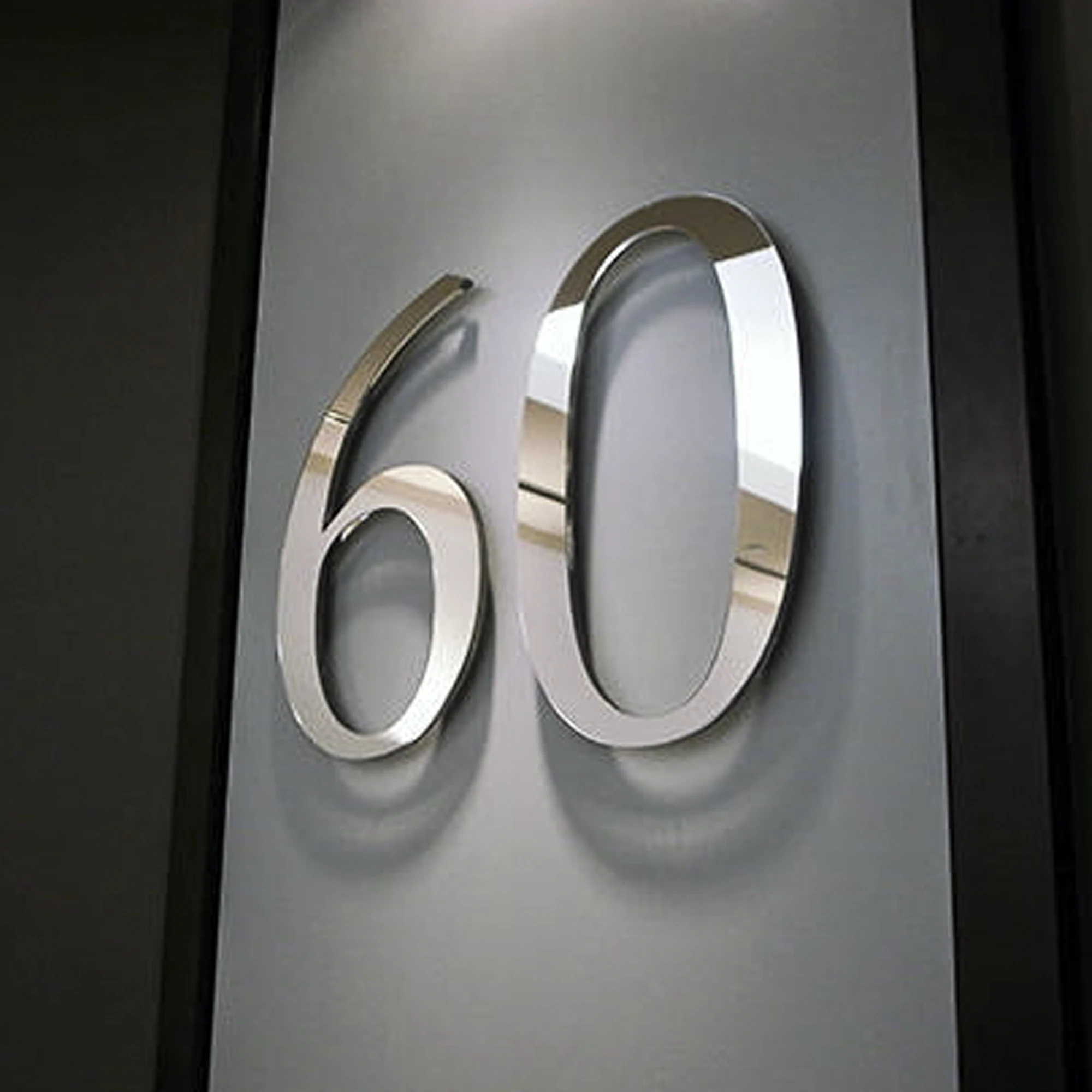 Popular 3D stainless steel house number