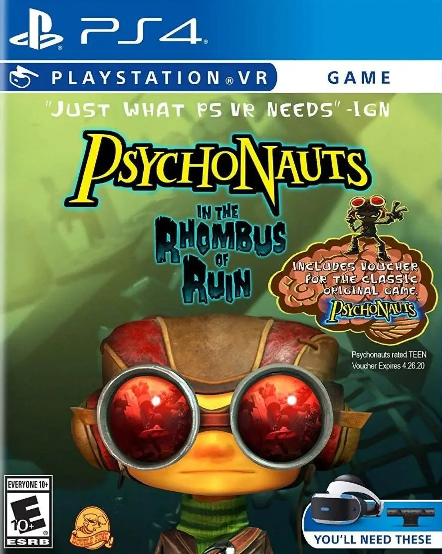 Видеоигра Psychonauts In The Rhombus of Ruin (Только для PS VR) (PS4) | Электроника