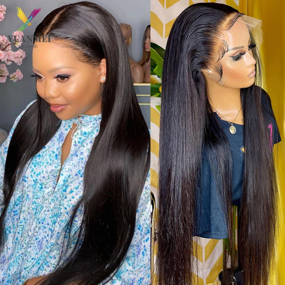 30 Inch Brazilian Bone Straight Lace Front Human Hair Wigs For Women Glueless HD 13x4 Lace Frontal Wigs On Sale Clearance
