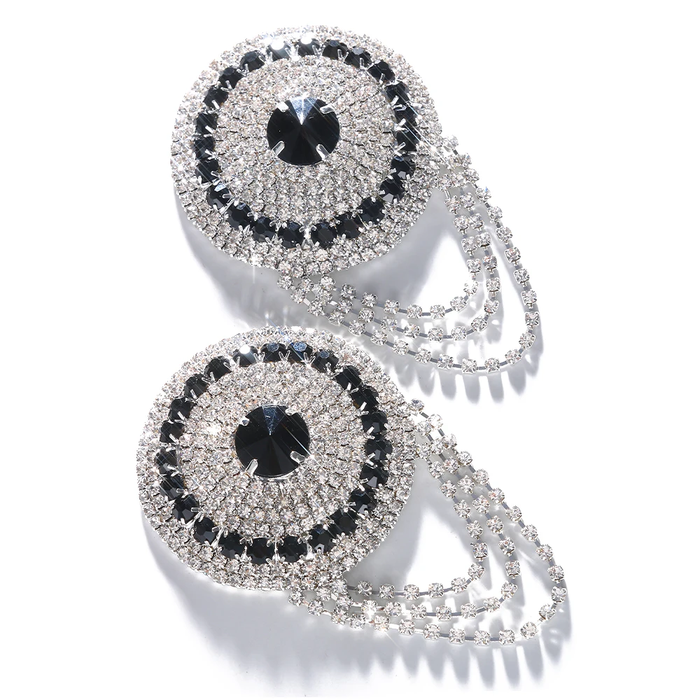 Наклейки для сосков Rave с индейкой и сглаза украшения груди кристаллами