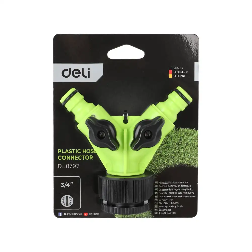 Поливочный двухканальный распределитель DELI 134391