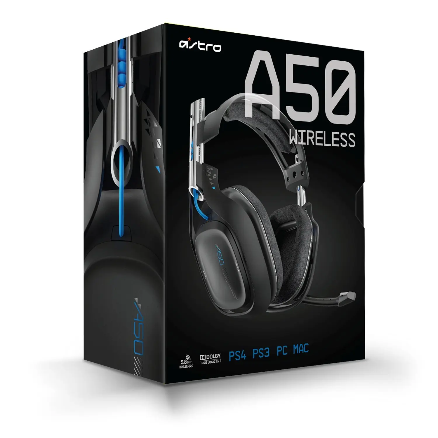

Double Standard Astro A50 PC - Ps4 Gaming Wireless Headset - Black - Blue