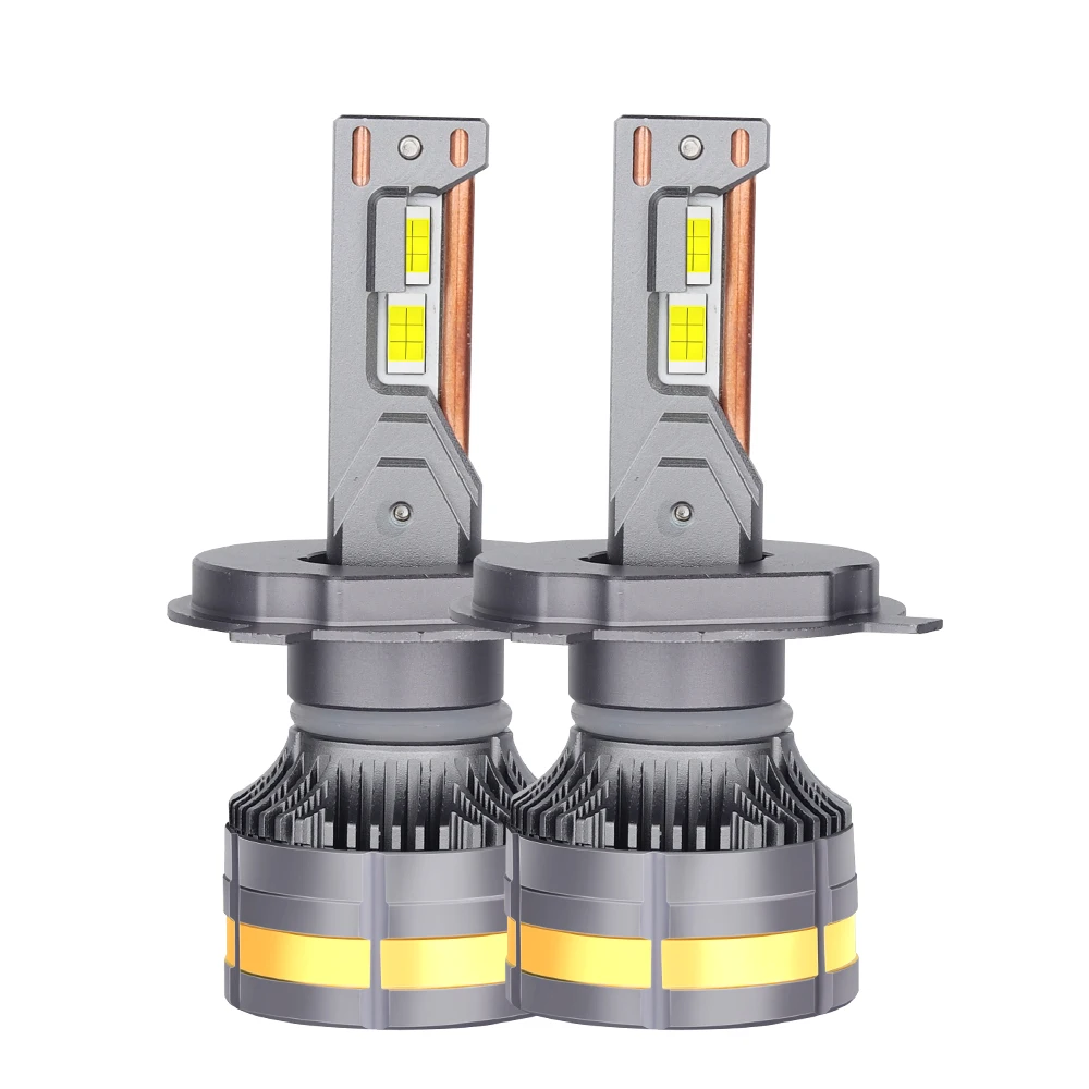 

SAWODCAR Car 6000K LED light Auto parts front Lighting Bulb Headlight Super high power 39800LM 130W V85 gold 12V