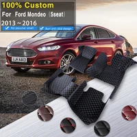 car floor mats for ford mondeo fusion mk v 4 20132016 anti dirt pads rug accesorios para auto dust pad car accessories interior