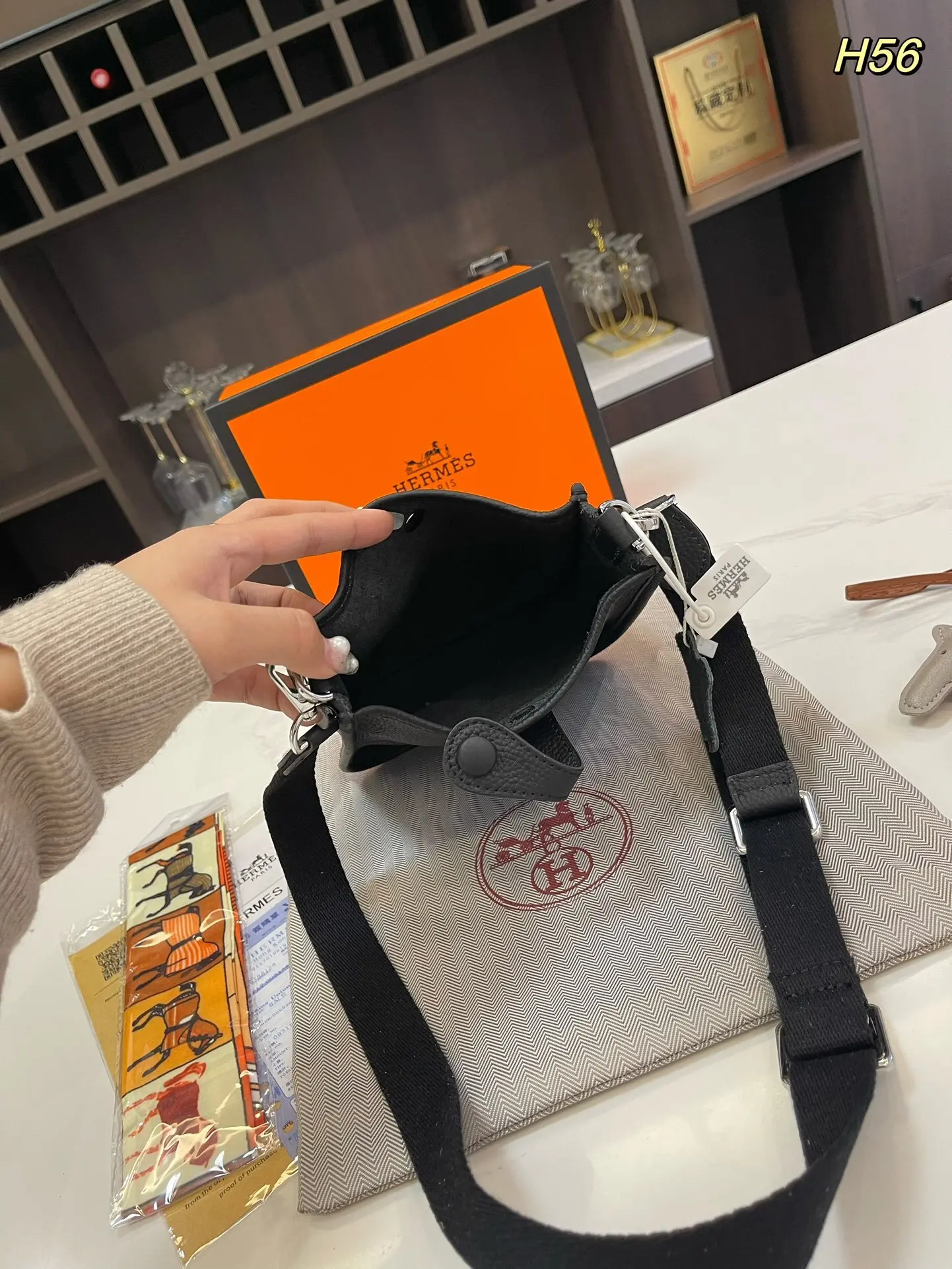 Hermes Totes Cope 1: 1 2024 Новая Женская Сумочка КошелеК Плечо Курьер Мода Посыльный Пакет