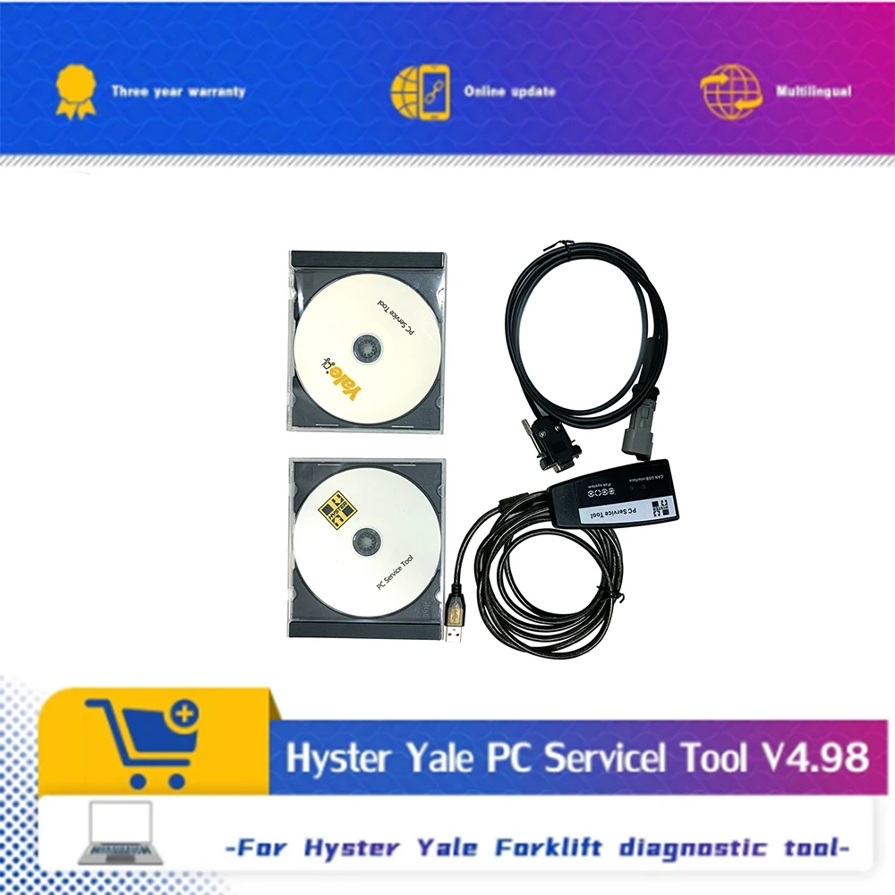 

Инструмент для диагностики автопогрузчика с USB интерфейсом YALE HYSTER YH 4,99 HYSTER YALE