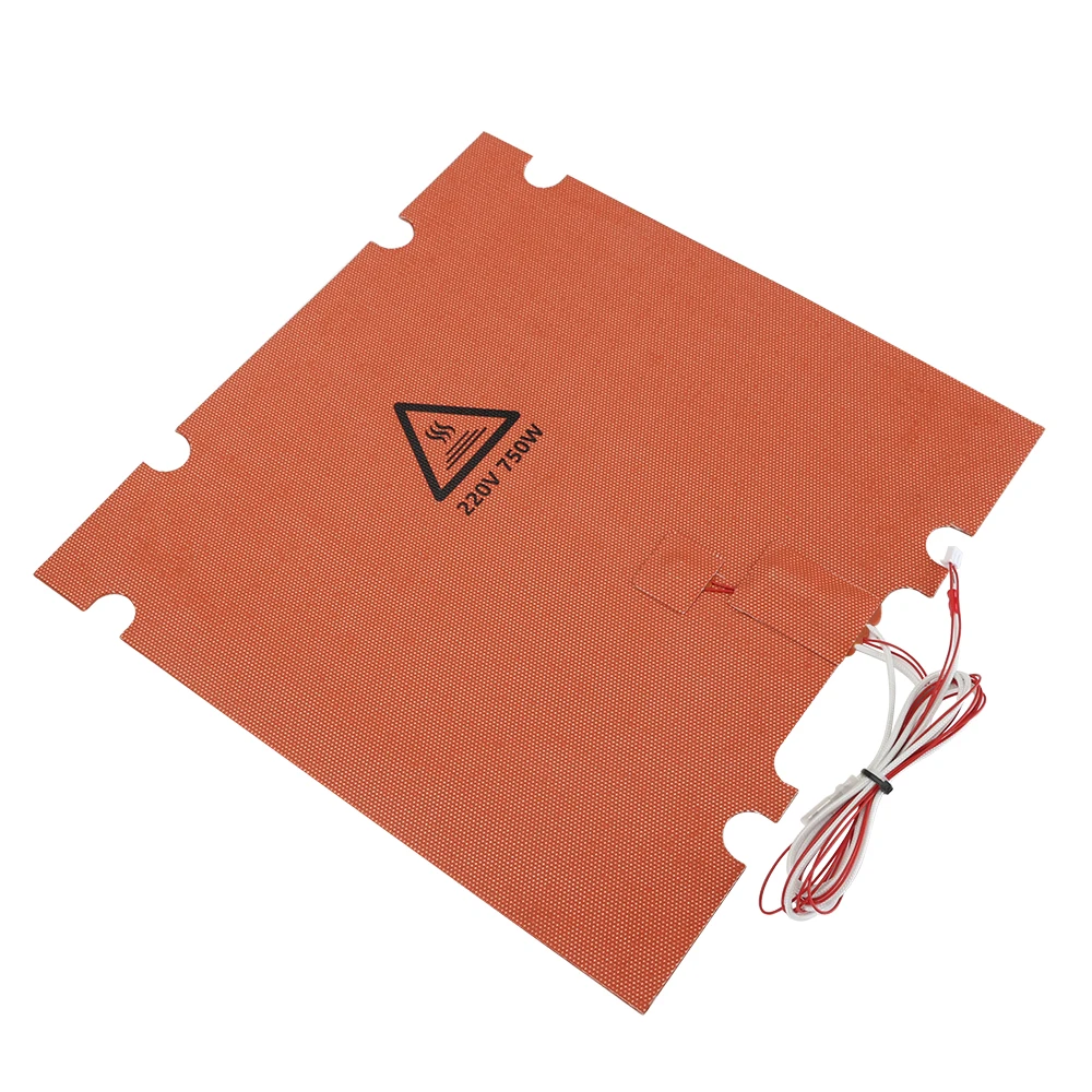 FYSETC Silicone Heated Bed Heating Pad with Point Hole 300/350mm Size 220V 750W/1000W for Voron 2.4 R2/Trident 3D Printer Parts images - 6