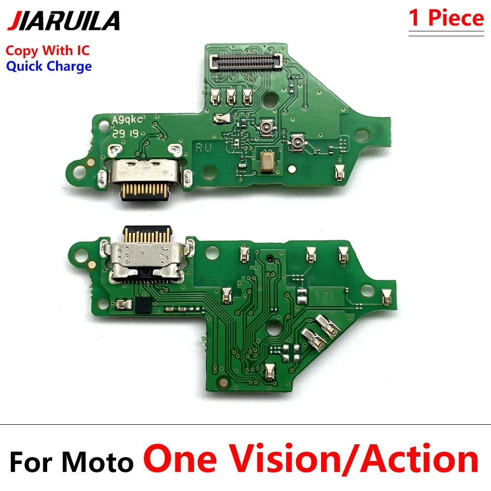 Фото Новинка для Motorola Moto One Macro Hyper Action Vision Fusion Plus USB-порт для зарядки, док-станция, разъем для зарядного устройства, гибкий кабель №3