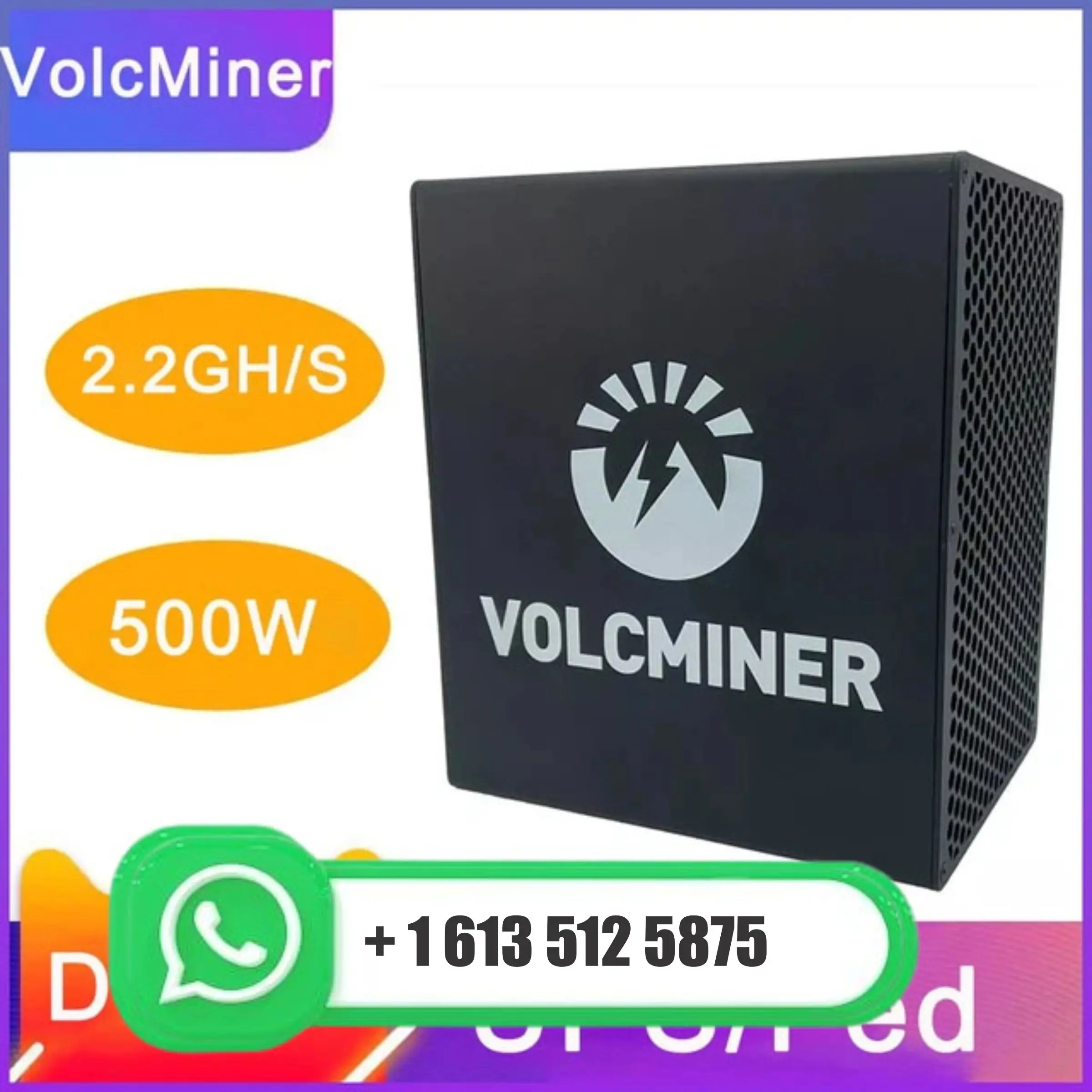 JY: Выгодное предложение! Купи 3, получи 2 бесплатно! Совершенно новый VolcMiner D1 Mini для майнинга LTC и Doge Coin, 2.2Ghs, 500W, быстрая доставка с блоком питания. (art.: 3920db5f64bc3) - 3920db5f64bc3