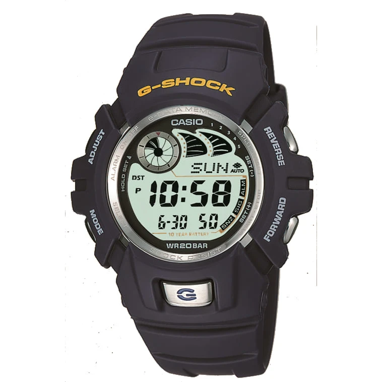 Ремешок для часов Casio G-2900F 25/20 мм синий полиуретан под корпус 16 ширина выступа ЗБ