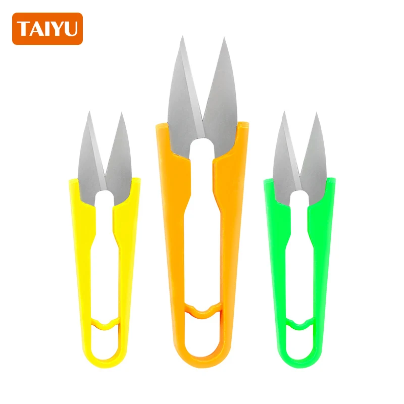 

TAIYU 2pcs Mini U Shape Fishing Scissors Stainless Steel Pliers Tools Line Cutter Sharp Fish Use Cut Clipper Fishing Accessories