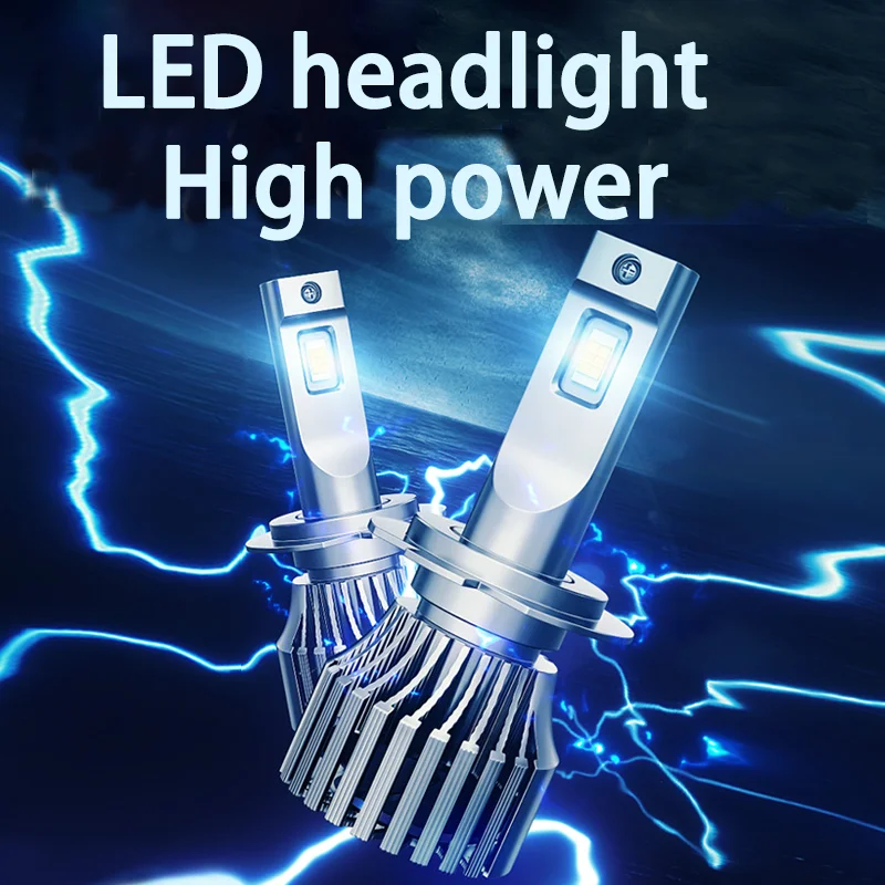 Лампы для автомобильных фар, 2 шт, H7 светодиодный H11 H4 Hi/Lo H1 H3 H8 HB1 HB3 HB4 HB5 HIR2 H13 H27 9005 9006 3000K 6000K 8000K COB C6