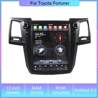 12 1 %e2%80%98%e2%80%99android 9 0 car multimedia player for toyota fortuner 2004 2015 auto ac radio gps navigation video stereo