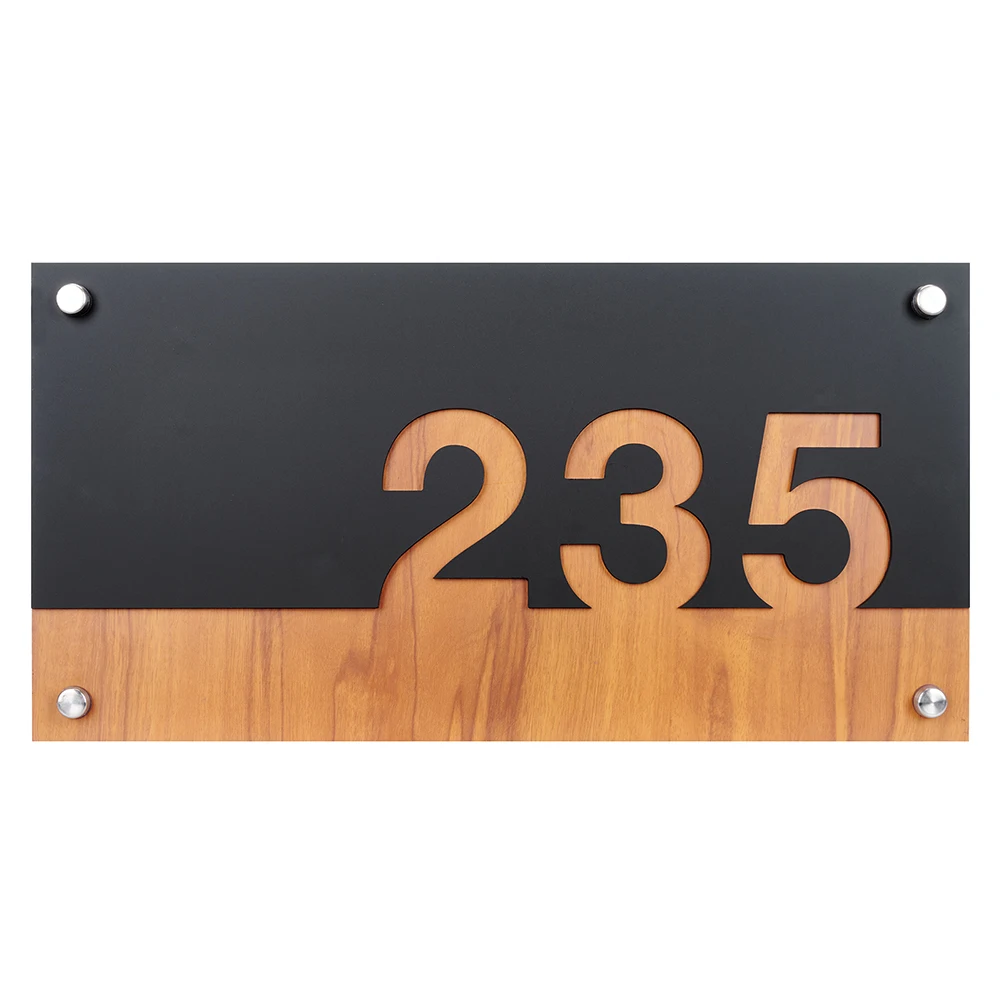 Табличка с номером дома на заказ уличные вывески круглый/квадратный номер двери