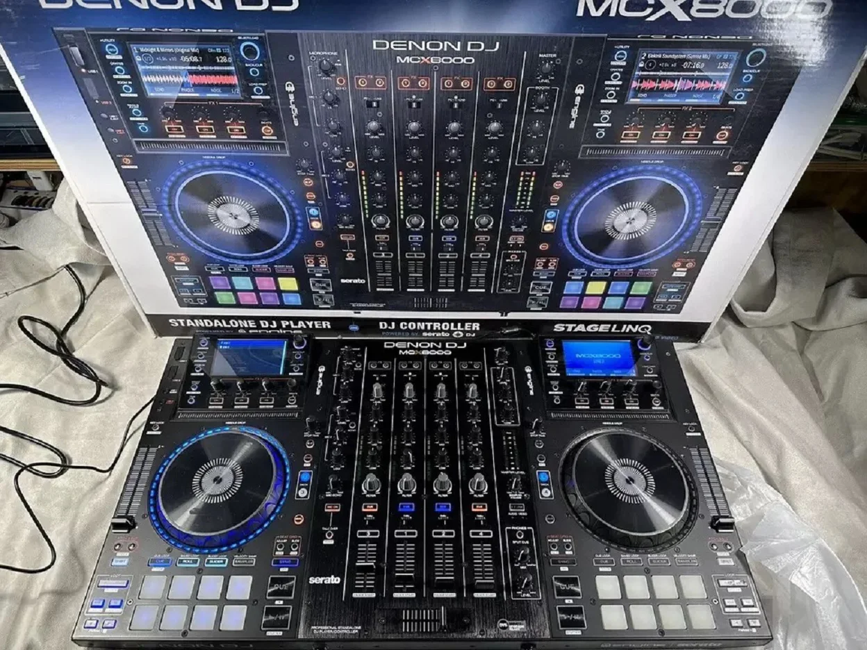 

Быстрая доставка для совершенно нового Denon DJ MCX8000 4-колодочный DJ-контроллер Подкаст микшер dj микшер