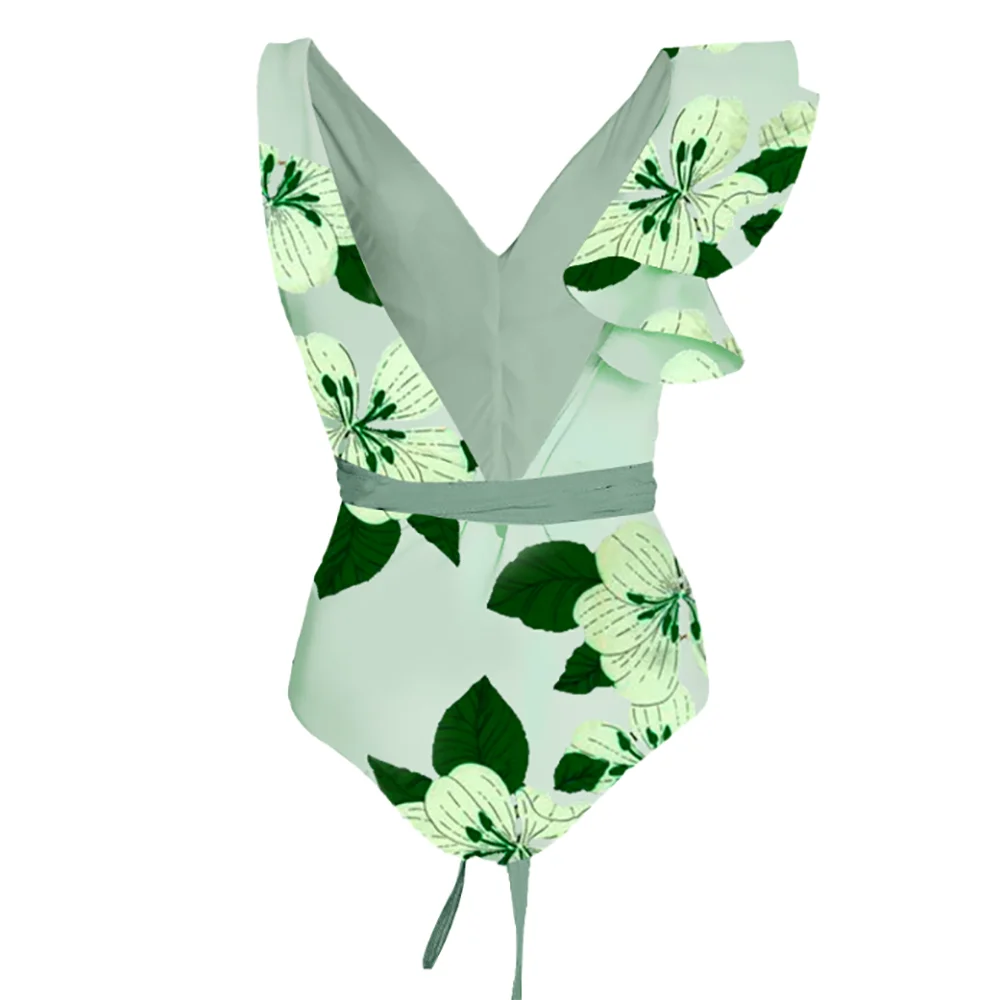Green Bikini Separate Bandeau Swimsuit Tankini Women Swimming Suits Swimwear Patchwork Women's Suit Surf Wear 2022 Luxury