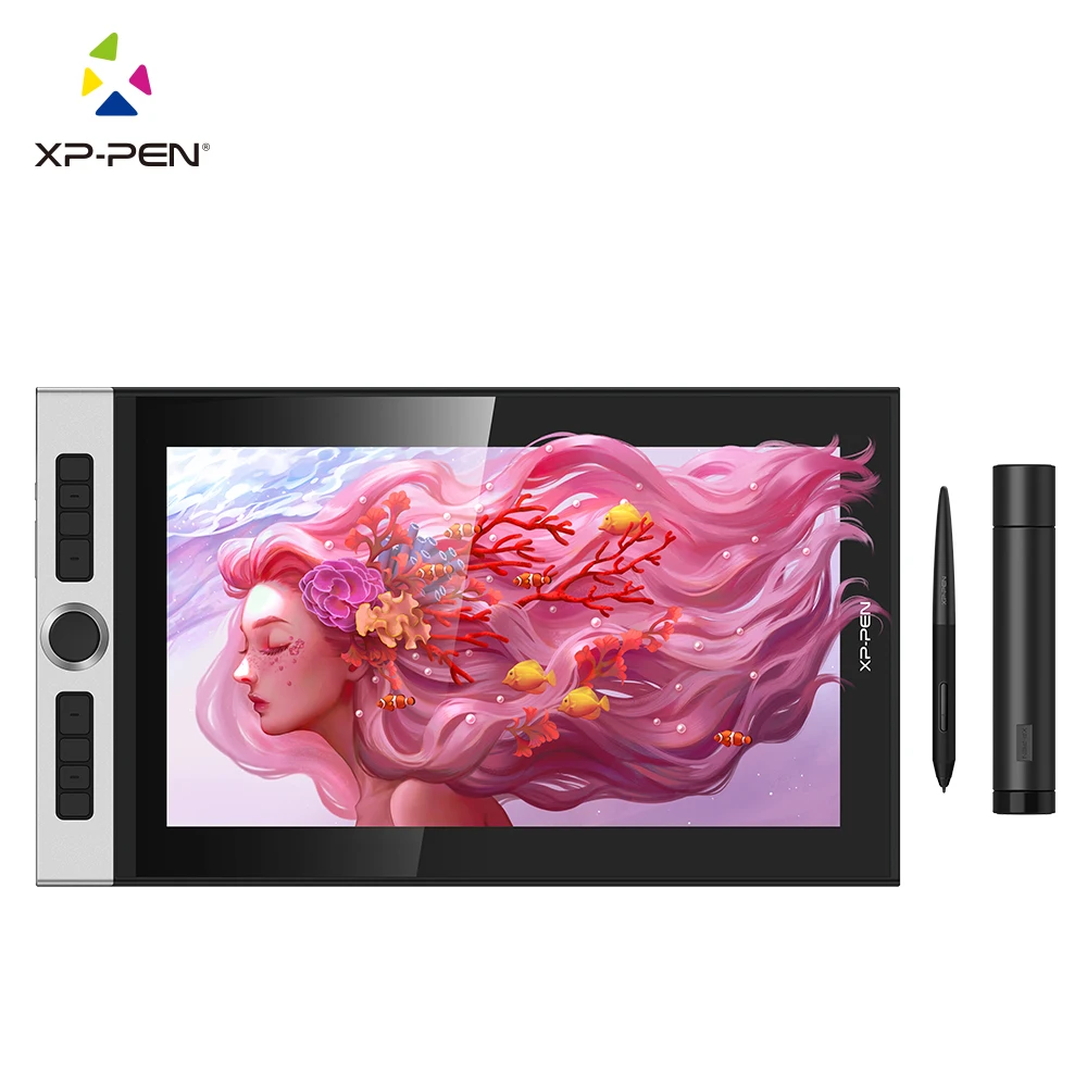 

XPPen Innovator 16 15.6 inch Graphics Tablet Pen display Drawing Board Monitor 88% NTSC with a battery-free stylus Tilt