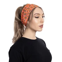 women wide headband yoga sport yoga stretch hairband elastic ladies hair turban sweatband outdoor gym hair accessories